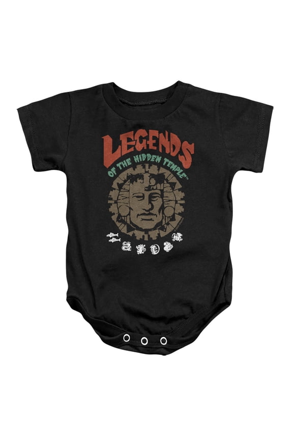 Vintage Unisex Infant Snap Suit for Baby, Black, Small