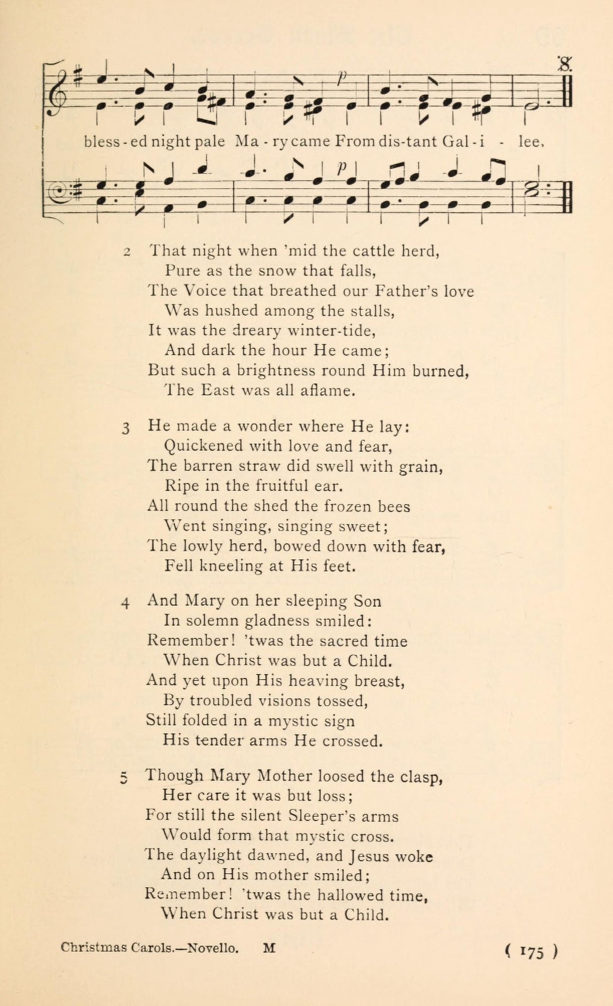 Legends of the Infancy 2 Christmas Carols New & Old 1850 Canvas Art - (24 x 36)