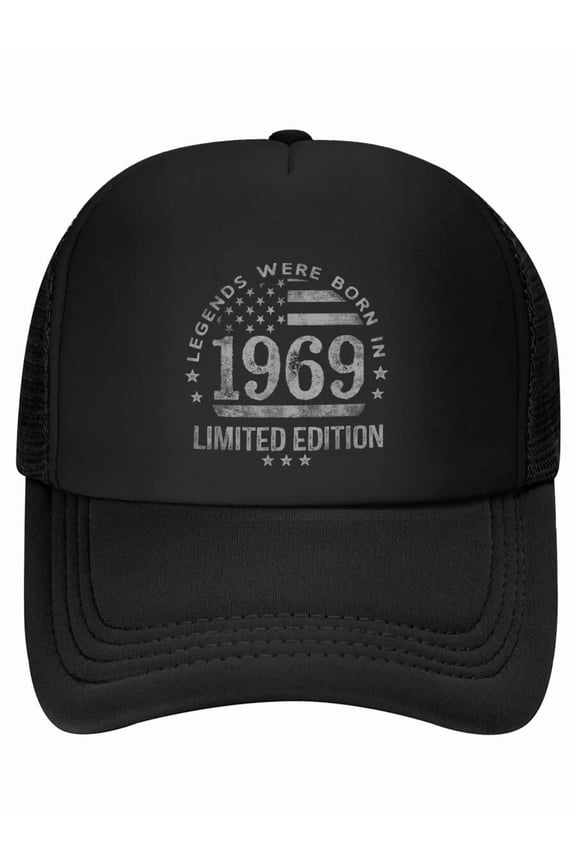 Legends were Born in 1969 USA Flag Baseball Cap