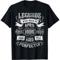 thumbnail image 1 of Legends were born in April 1996 Birthday T-Shirt, 1 of 3