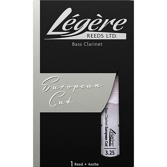 Legere Reeds Bass Clarinet European Cut Reed 3.25