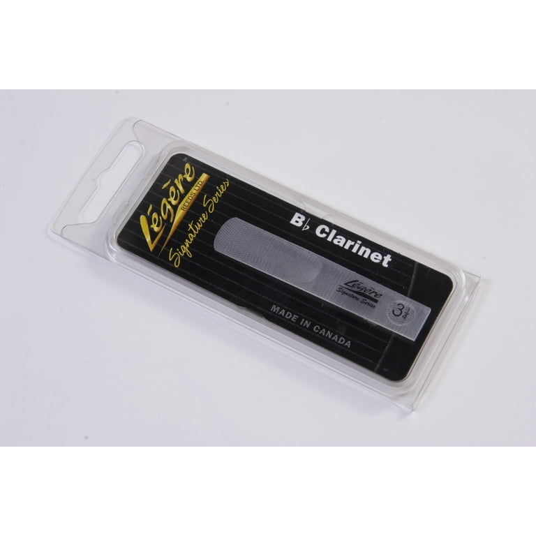 Légère Reeds - Bb Clarinet Reed, European Cut, Strength 3.75 (BBES3.75) - Premium Synthetic Woodwind Reed