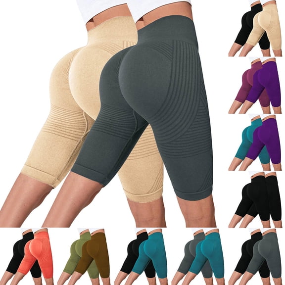 Leggings Compression Anti Cellulite Short Leggings High Waisted Butt Lifting Tummy Control Workout Gym Yoga Pant
