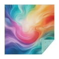 thumbnail image 1 of Rainbow Tie Dye Swirl Pattern Square Tablecloth,Waterproof Square Table Cover,Wipeable Spillproof Washable Table Cover for Home Kitchen Party Decor 42"X42"(107x107cm), 1 of 6