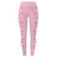 thumbnail image 1 of Leggings For Women Breast Cancer Awareness Pink Ribbon Graphic Breathable Seamless Casual Buttery Soft Leggings, 1 of 5