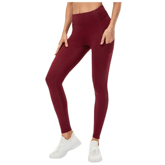 Leggings For Women Casual Solid Plus Velvet Leggings Splice Pants Slim Pants Trousers Yoga Pants Sweatpants