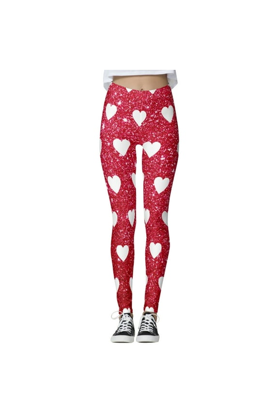 Leggings For Women Custom Valentine'S Day Printed Pants Custom Leggings For Leggings Running Pilates Long Leggings