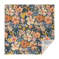 thumbnail image 1 of Pioneer Flower Floral Print Pattern Square Tablecloth,Waterproof Square Table Cover,Wipeable Spillproof Washable Table Cover for Home Kitchen Party Decor 60"x60"(152x152cm), 1 of 6