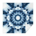 thumbnail image 1 of Blue Tie Dye Mandala Pattern Square Tablecloth,Waterproof Square Table Cover,Wipeable Spillproof Washable Table Cover for Home Kitchen Party Decor 42"X42"(107x107cm), 1 of 6