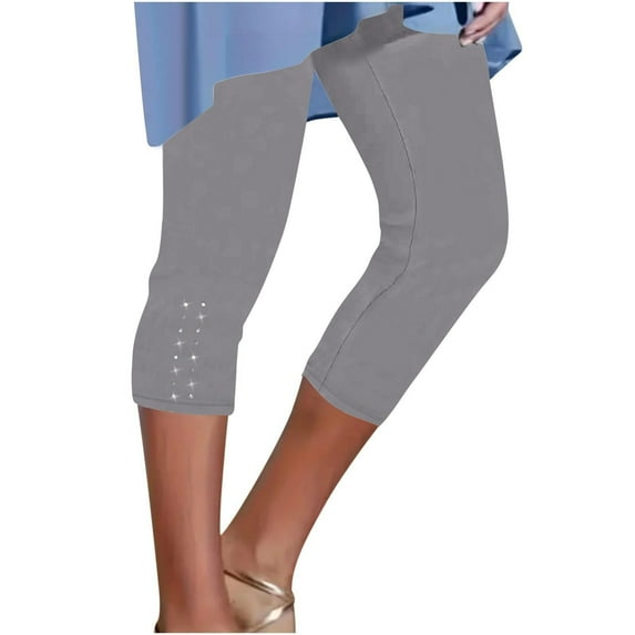 Leggings For Women Plus Size High Waisted Yoga Cropped Trousers 2025 Summer Gym Womens Pants