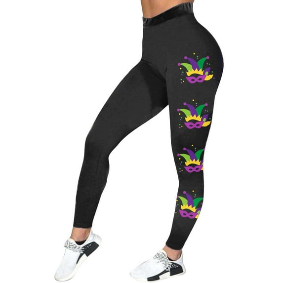 Leggings For Women Sports Yoga Colorful Printed Fashion Ankle Stretchy Comfortable Breathable Trendy Workouts Leisure Pants