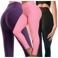 thumbnail image 1 of B & BDEALS High Rise Tummy Control Activewear Yoga Leggings, 3 Pack Women's, 1 of 6