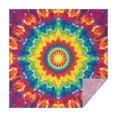 thumbnail image 1 of Rainbow Tie Dye Star Mandala Pattern Square Tablecloth,Waterproof Square Table Cover,Wipeable Spillproof Washable Table Cover for Home Kitchen Party Decor 60"x60"(152x152cm), 1 of 6