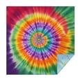 thumbnail image 1 of Colorful Rainbow Tie Dye Spiral Pattern Square Tablecloth,Waterproof Square Table Cover,Wipeable Spillproof Washable Table Cover for Home Kitchen Party Decor 42"X42"(107x107cm), 1 of 6