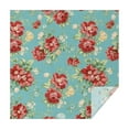 thumbnail image 1 of Pioneer Flower Floral Print Pattern Square Tablecloth,Waterproof Square Table Cover,Wipeable Spillproof Washable Table Cover for Home Kitchen Party Decor 52"x52"(132x132cm), 1 of 6