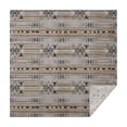 thumbnail image 1 of Brown Geometric Pattern with Arrows and Bulls Square Tablecloth,Waterproof Square Table Cover,Wipeable Spillproof Washable Table Cover for Home Kitchen Party Decor 60"x60"(152x152cm), 1 of 6