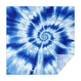 thumbnail image 1 of Blue Tie Dye Mandala Pattern Square Tablecloth,Waterproof Square Table Cover,Wipeable Spillproof Washable Table Cover for Home Kitchen Party Decor 52"x52"(132x132cm), 1 of 6