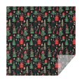 thumbnail image 1 of Dark Christmas Tree and Gift Pattern Square Tablecloth,Waterproof Square Table Cover,Wipeable Spillproof Washable Table Cover for Home Kitchen Party Decor 42"X42"(107x107cm), 1 of 6