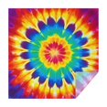 thumbnail image 1 of Colorful Rainbow Tie Dye Spiral Pattern Square Tablecloth,Waterproof Square Table Cover,Wipeable Spillproof Washable Table Cover for Home Kitchen Party Decor 42"X42"(107x107cm), 1 of 6
