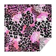 thumbnail image 1 of Pink Leopard Pattern Square Tablecloth,Waterproof Square Table Cover,Wipeable Spillproof Washable Table Cover for Home Kitchen Party Decor 42"X42"(107x107cm), 1 of 6