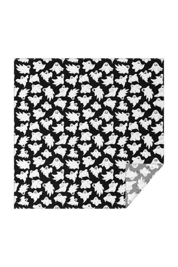 Halloween Ghost Army Pattern Square Tablecloth,Waterproof Square Table Cover,Wipeable Spillproof Washable Table Cover for Home Kitchen Party Decor 52"x52"(132x132cm)