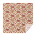 thumbnail image 1 of Beige Christmas Gingerbread Man Pattern Square Tablecloth,Waterproof Square Table Cover,Wipeable Spillproof Washable Table Cover for Home Kitchen Party Decor 42"X42"(107x107cm), 1 of 6