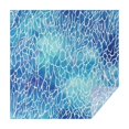 thumbnail image 1 of Blue White Tie Dye Cracked Pattern Square Tablecloth,Waterproof Square Table Cover,Wipeable Spillproof Washable Table Cover for Home Kitchen Party Decor 60"x60"(152x152cm), 1 of 6