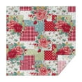thumbnail image 1 of Pioneer Flower Floral Print Pattern Square Tablecloth,Waterproof Square Table Cover,Wipeable Spillproof Washable Table Cover for Home Kitchen Party Decor 52"x52"(132x132cm), 1 of 6