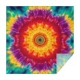 thumbnail image 1 of Colorful Tie Dye Mandala Pattern Square Tablecloth,Waterproof Square Table Cover,Wipeable Spillproof Washable Table Cover for Home Kitchen Party Decor 42"X42"(107x107cm), 1 of 6