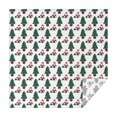 thumbnail image 1 of White Christmas Santa and Tree Pattern Square Tablecloth,Waterproof Square Table Cover,Wipeable Spillproof Washable Table Cover for Home Kitchen Party Decor 42"X42"(107x107cm), 1 of 6