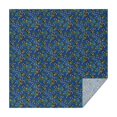 thumbnail image 1 of Blue Christmas Holly and Candy Cane Pattern Square Tablecloth,Waterproof Square Table Cover,Wipeable Spillproof Washable Table Cover for Home Kitchen Party Decor 60"x60"(152x152cm), 1 of 6