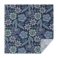 thumbnail image 1 of Pioneer Flower Floral Print Pattern Square Tablecloth,Waterproof Square Table Cover,Wipeable Spillproof Washable Table Cover for Home Kitchen Party Decor 42"X42"(107x107cm), 1 of 6