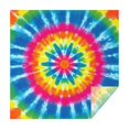 thumbnail image 1 of Colorful Rainbow Tie Dye Spiral Pattern Square Tablecloth,Waterproof Square Table Cover,Wipeable Spillproof Washable Table Cover for Home Kitchen Party Decor 60"x60"(152x152cm), 1 of 6