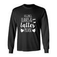 thumbnail image 1 of Leggings, Leaves & Lattes Please Adult Long Sleeve T-shirt, 1 of 3