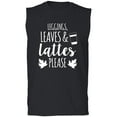thumbnail image 1 of Leggings, Leaves & Lattes Please Adult Sleeveless Tee, 1 of 3