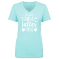 thumbnail image 1 of Leggings, Leaves & Lattes Please Womens V-Neck T-Shirt, 1 of 3