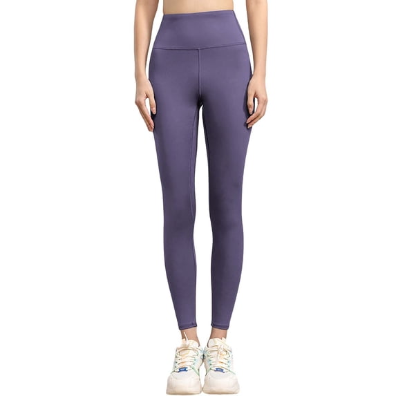 Leggings with Pockets for Women JIANLAI Stretch Solid Color Athletic Workout Pants, Soft Breathable Non‑See‑Through Active Bottoms For Gym Fitness Running Jogging Lounging Travel Daily Casual Outfits