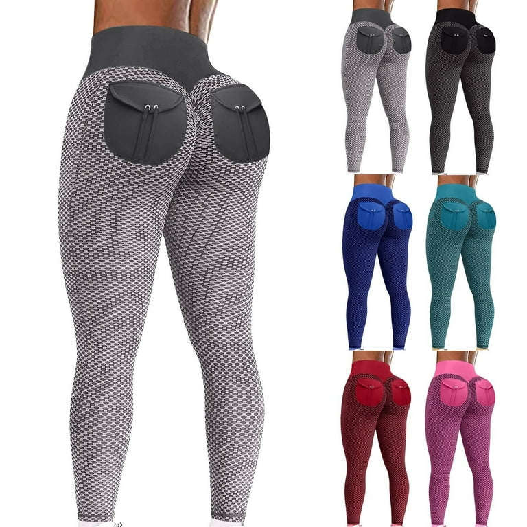 Leggings with Pockets for Women, Women's Yoga Pants High Waisted Leggings  Tummy Control Athletic Workout Pants Joggers for Women Clearance Items For  Women Cancelled Orders #5 