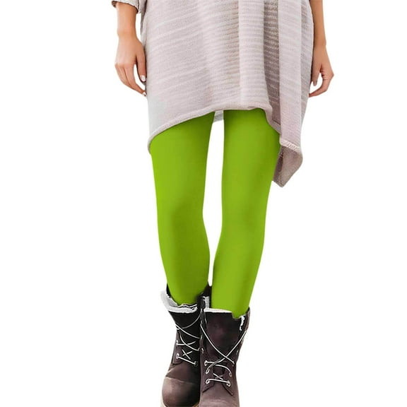 Leggings for Women - High Waisted Tummy Control Soft Black Capri Yoga Pants for Workout Full Length Capri Buttery Soft Stretchy Yoga Pants (Light Green, S)