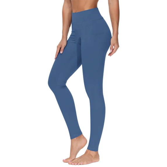 Leggings For Women Solid Color Yoga Sport Base Layer Pants Yoga Casual Long Pants With A Slim Fit For Everyday Wear Under Tunics Or For Exercise Womens Leggings