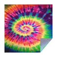 thumbnail image 1 of Colorful Tie Dye Pattern Square Tablecloth,Waterproof Square Table Cover,Wipeable Spillproof Washable Table Cover for Home Kitchen Party Decor 60"x60"(152x152cm), 1 of 6