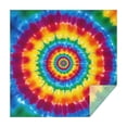 thumbnail image 1 of Rainbow Tie Dye Concentric Circles Square Tablecloth,Waterproof Square Table Cover,Wipeable Spillproof Washable Table Cover for Home Kitchen Party Decor 42"X42"(107x107cm), 1 of 6