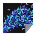 thumbnail image 1 of Butterfly Blue Purple Wing Pattern Square Tablecloth,Waterproof Square Table Cover,Wipeable Spillproof Washable Table Cover for Home Kitchen Party Decor 52"x52"(132x132cm), 1 of 6