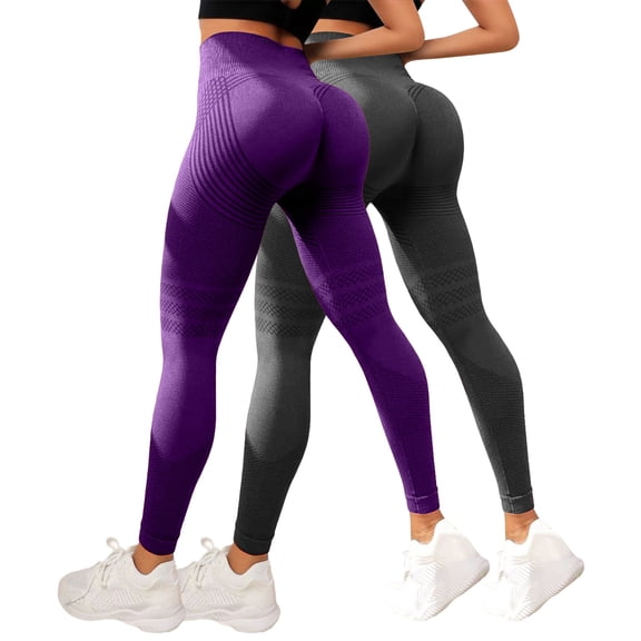 Leggings for Women Workout Sets for Women Womens Leggings Anti Cellulite Leggings Womens Butt Lifting Tummy Control Resistance Band Leggings Cellumove 3d Compression Legging, Purple-S