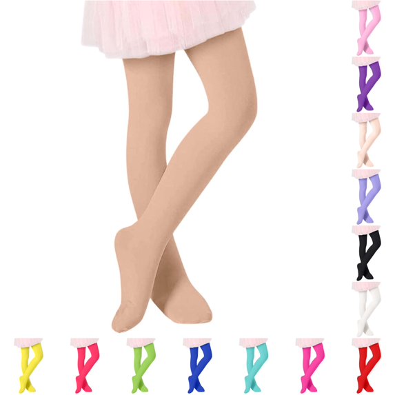 Leggings for Girls Elastic Waistband Stretch Soft Comfortable Warm Winter Girls Clothes Size 6-7 Years
