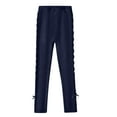 thumbnail image 1 of Leggings for Toddler Girls Kids Solid Color Elastic Waist Stretchy Soft Leggings for School Wearing Softness Breathability Pants 2-11 Years, 1 of 1
