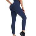 thumbnail image 1 of Leggings for Women Buttocks Lift High Waist Yoga Pants Solid Color Running Outdoor Workout Compression Tummy Control Tights, 1 of 9
