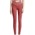 thumbnail image 1 of Leggings for Women Cross High Waist Butt Lifting Yoga Pants Workout Buttery Soft Tummy Control Comfort Stretch Seamless Leggings, 1 of 4