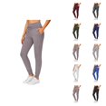 thumbnail image 1 of Leggings for Women Elastic High Waist Drawstring Workout Hiking Gym Yoga Pants Fitted Joggers with Pockets, 1 of 6