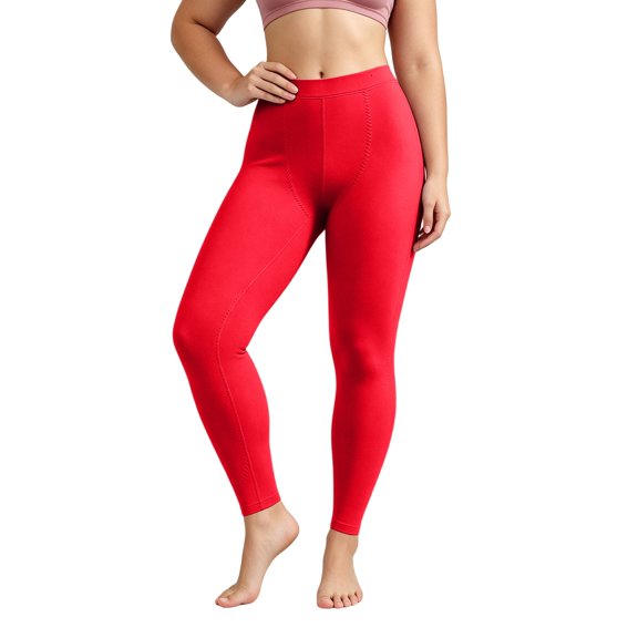 Leggings for Women High Waisted Thermal Shaping Butt Lifting Leggings Stretchy Base Layer Knee Protection Pants for Winter Warm Workout Daily Wear